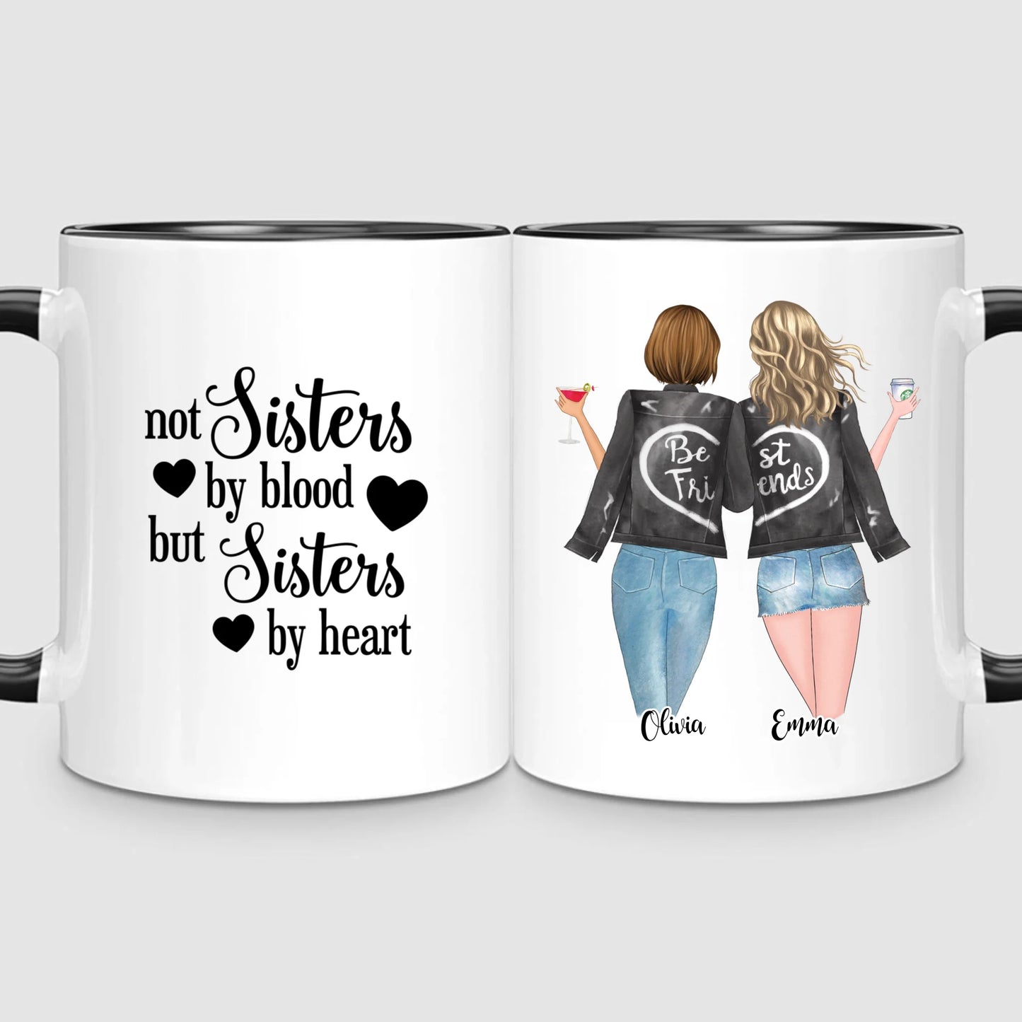 2 Best Friends | Personalized Mug