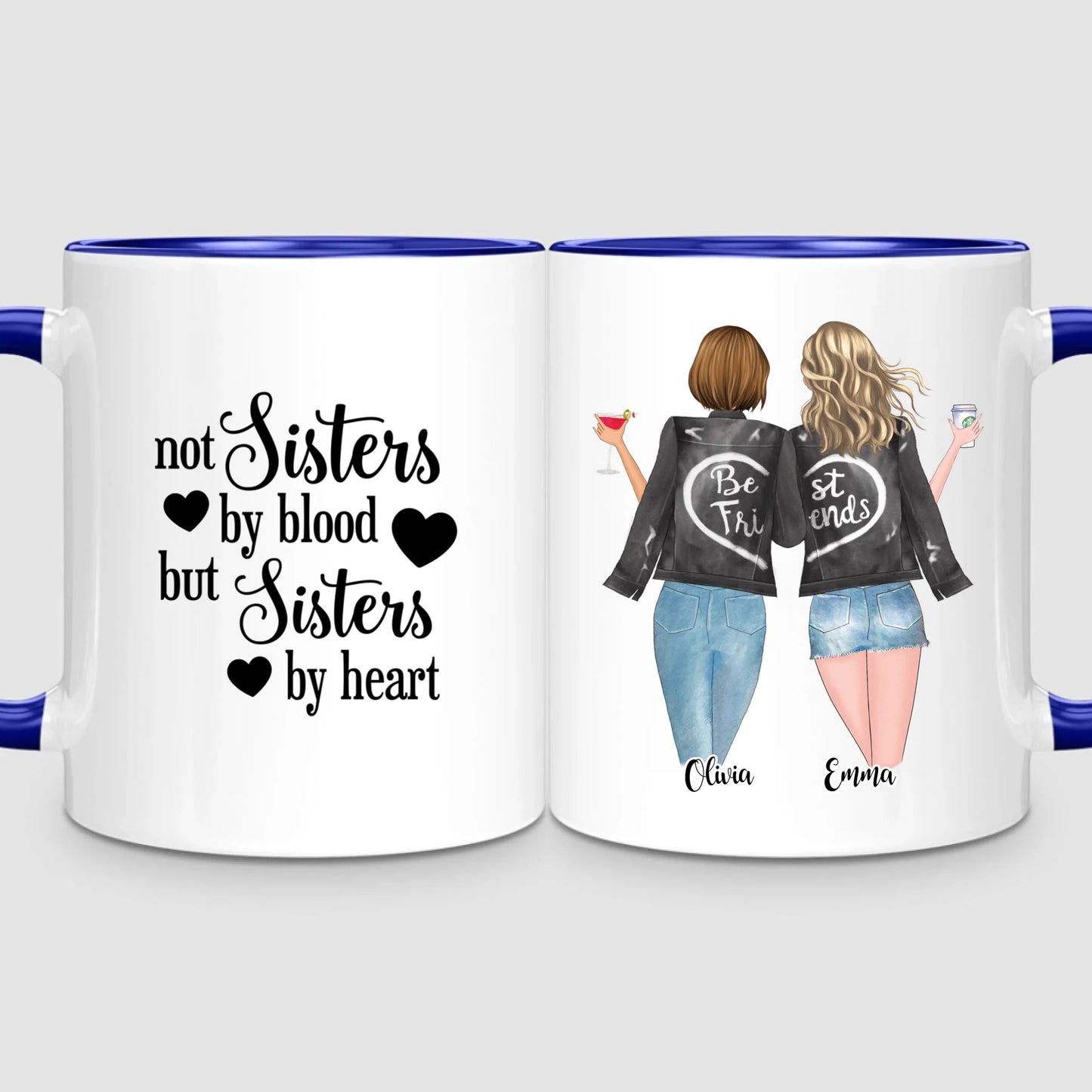 2 Best Friends | Personalized Mug