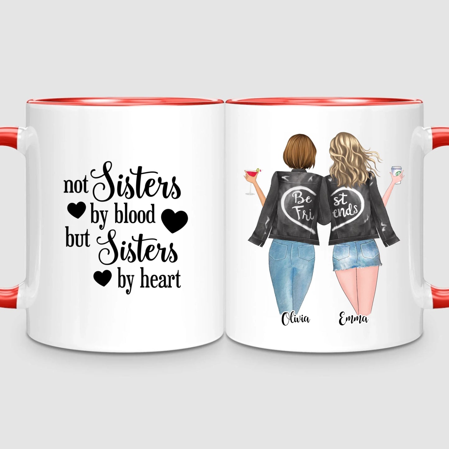 2 Best Friends | Personalized Mug