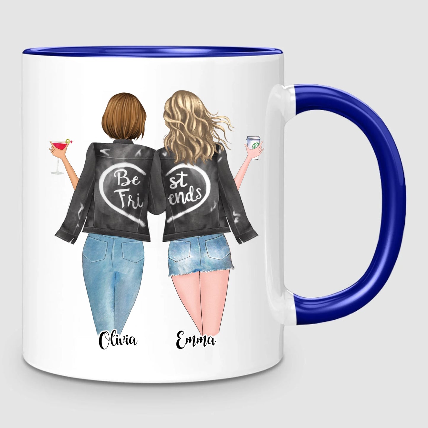 2 Best Friends | Personalized Mug