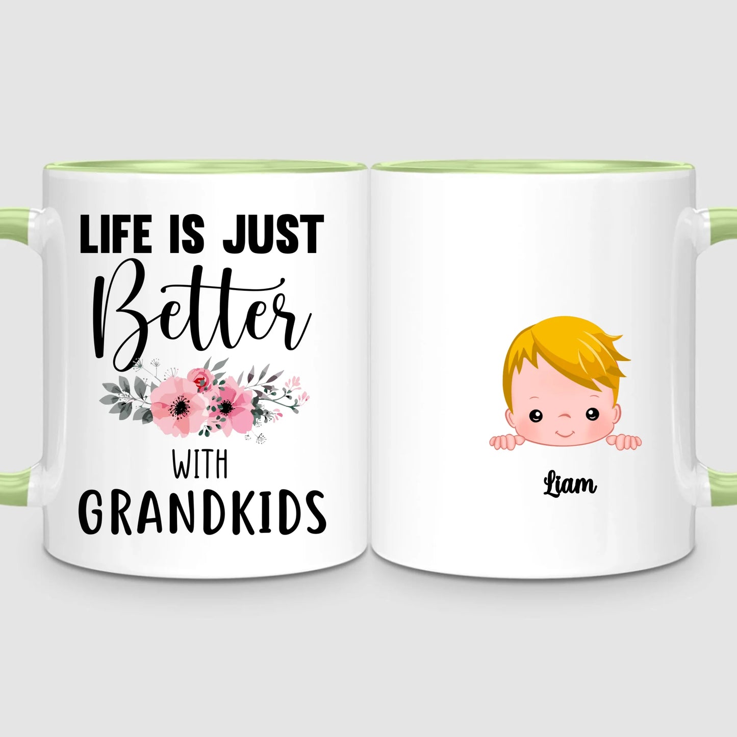 Up to 9 Grandkids | Personalized Mug