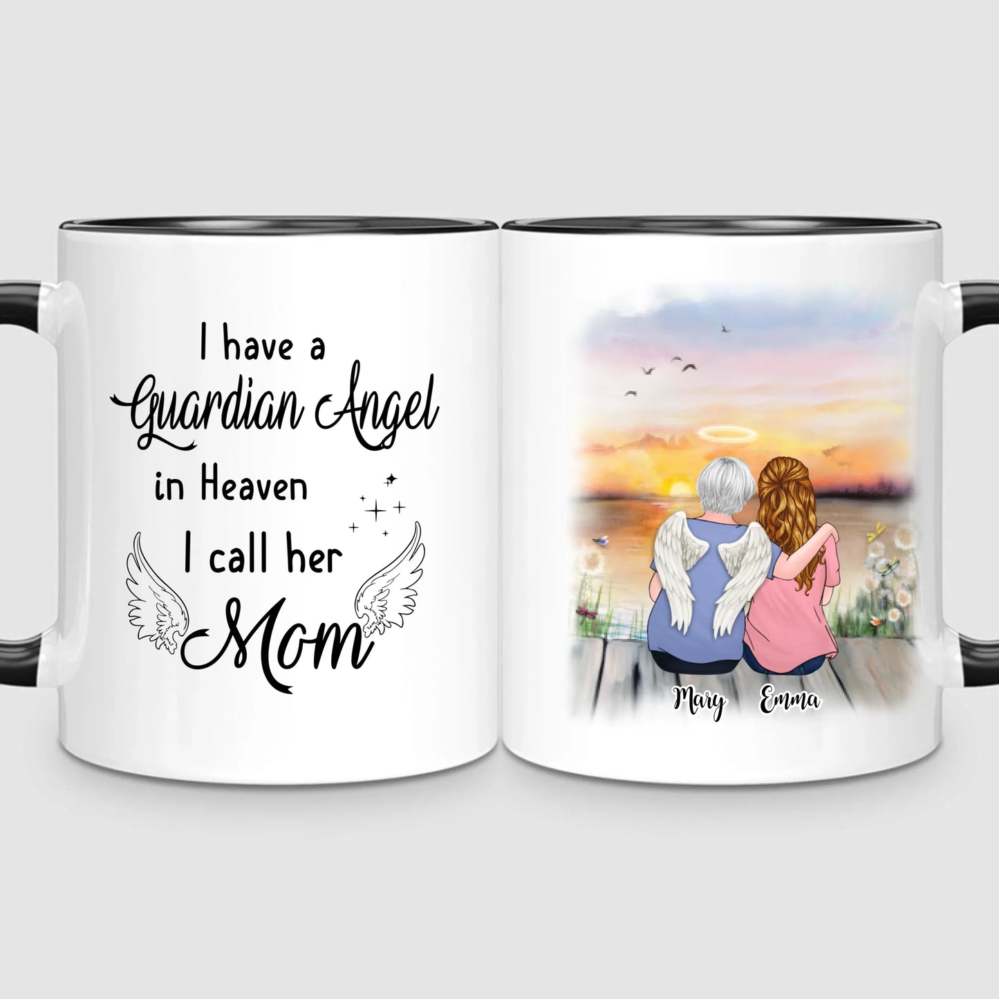 Mom & Daughter - Memorial | Personalized Mug