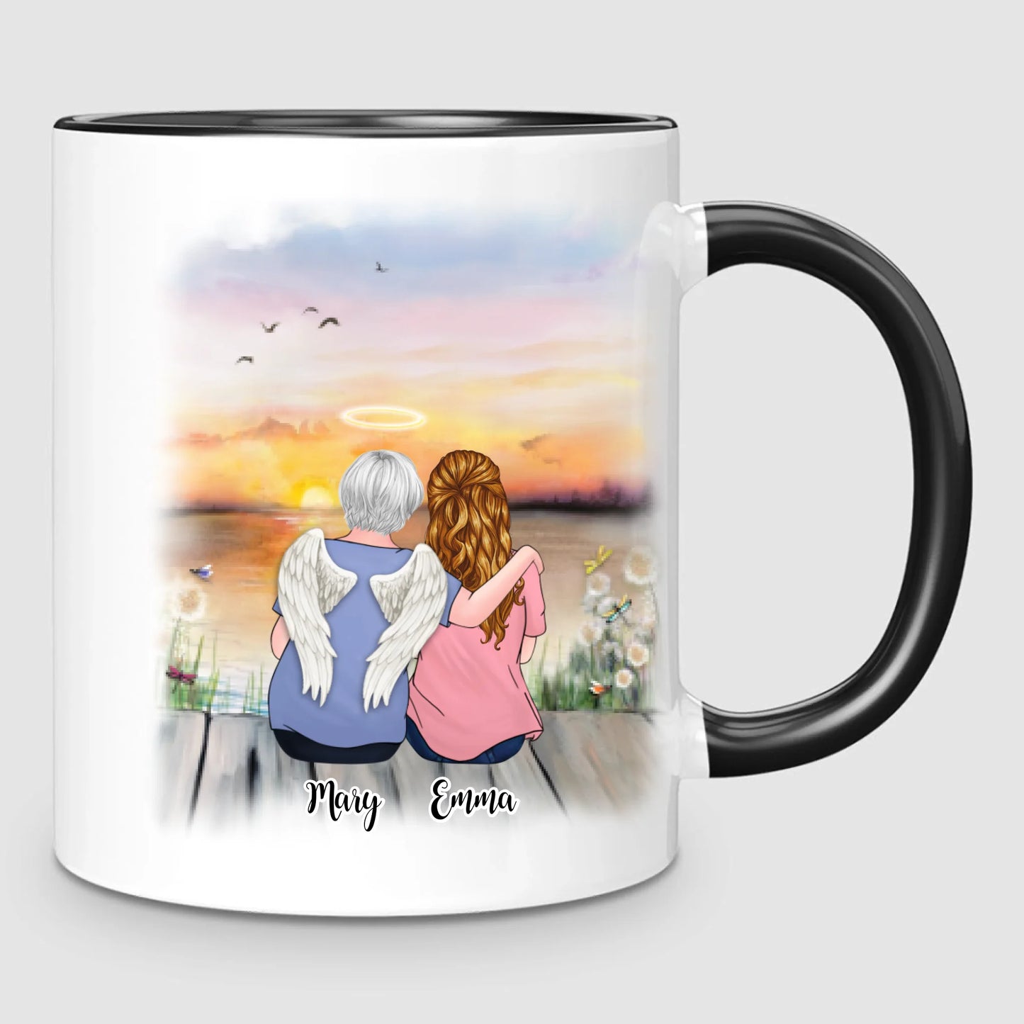 Mom & Daughter - Memorial | Personalized Mug