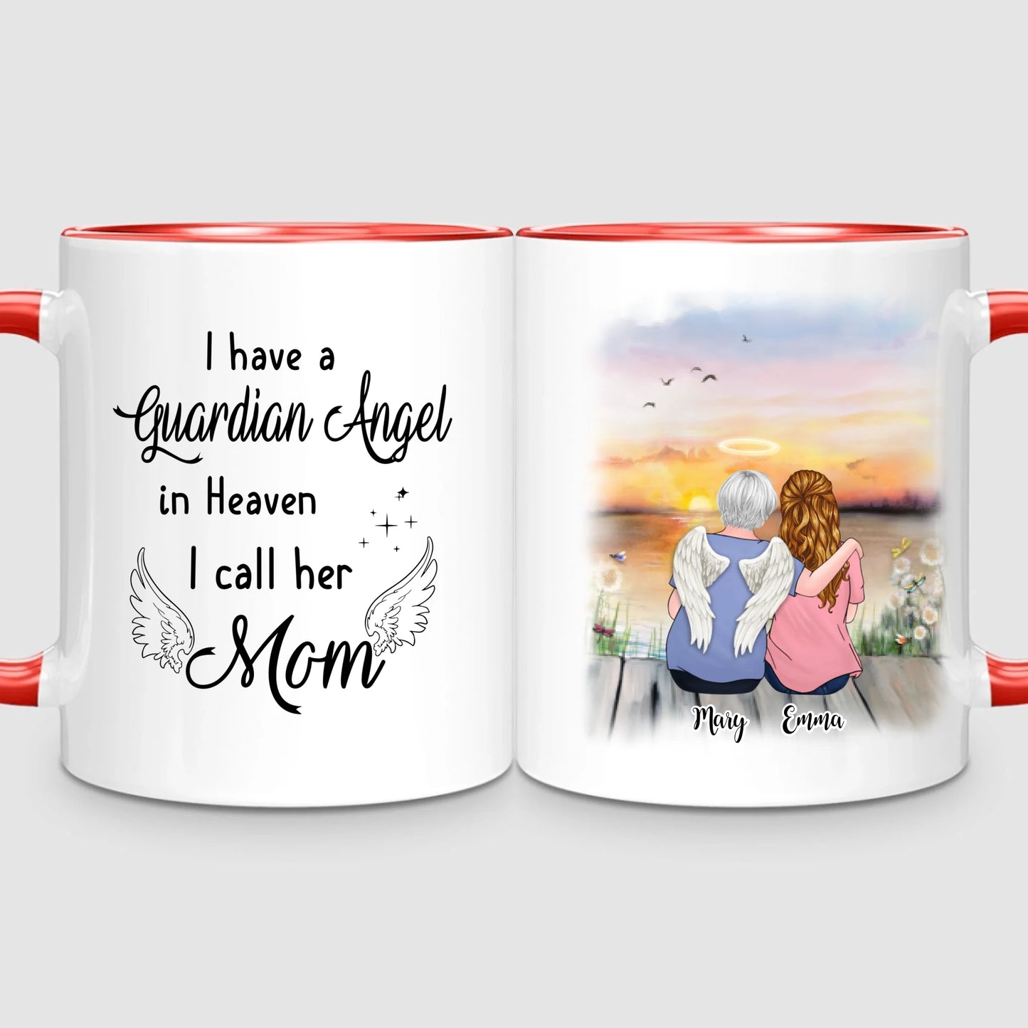 Mom & Daughter - Memorial | Personalized Mug