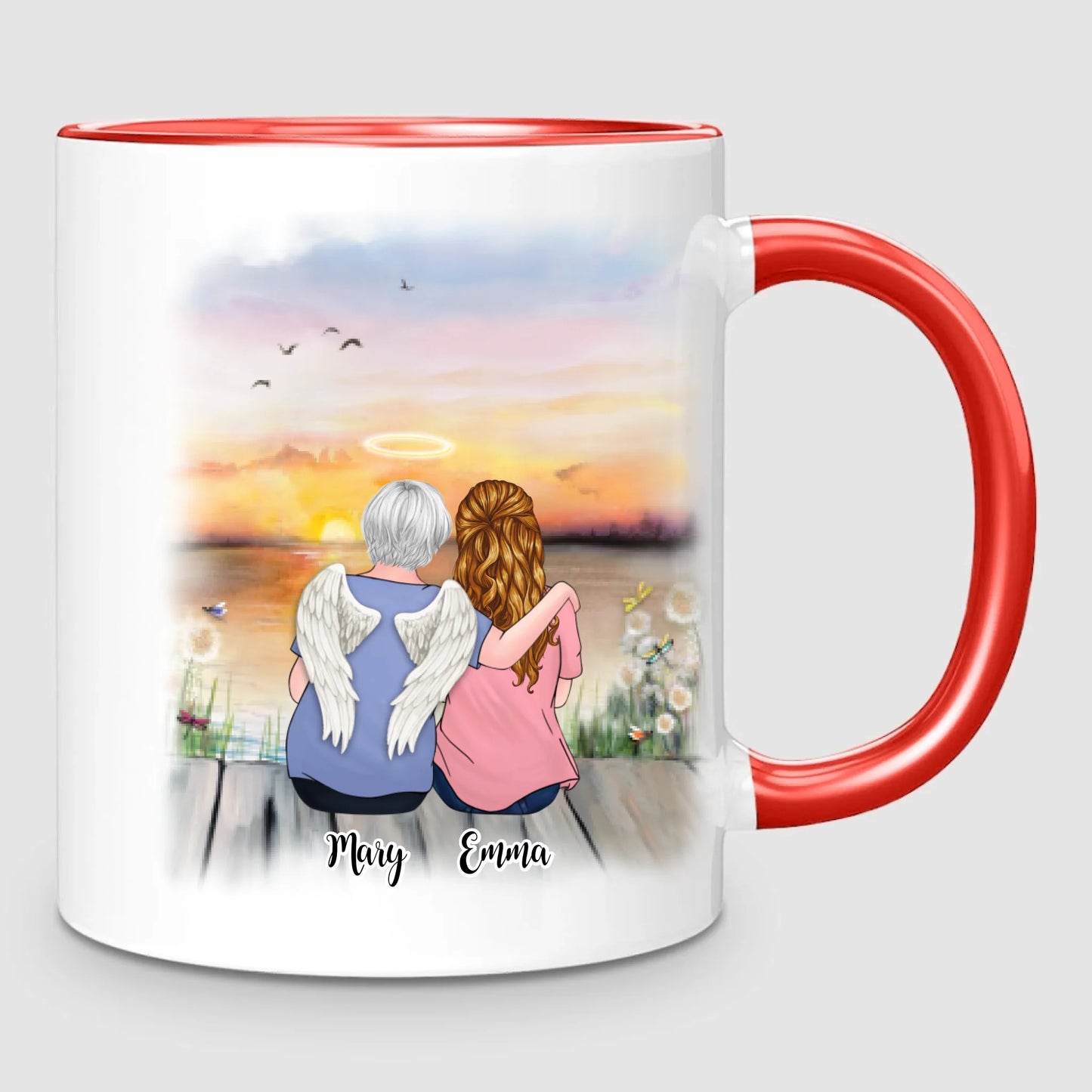 Mom & Daughter - Memorial | Personalized Mug