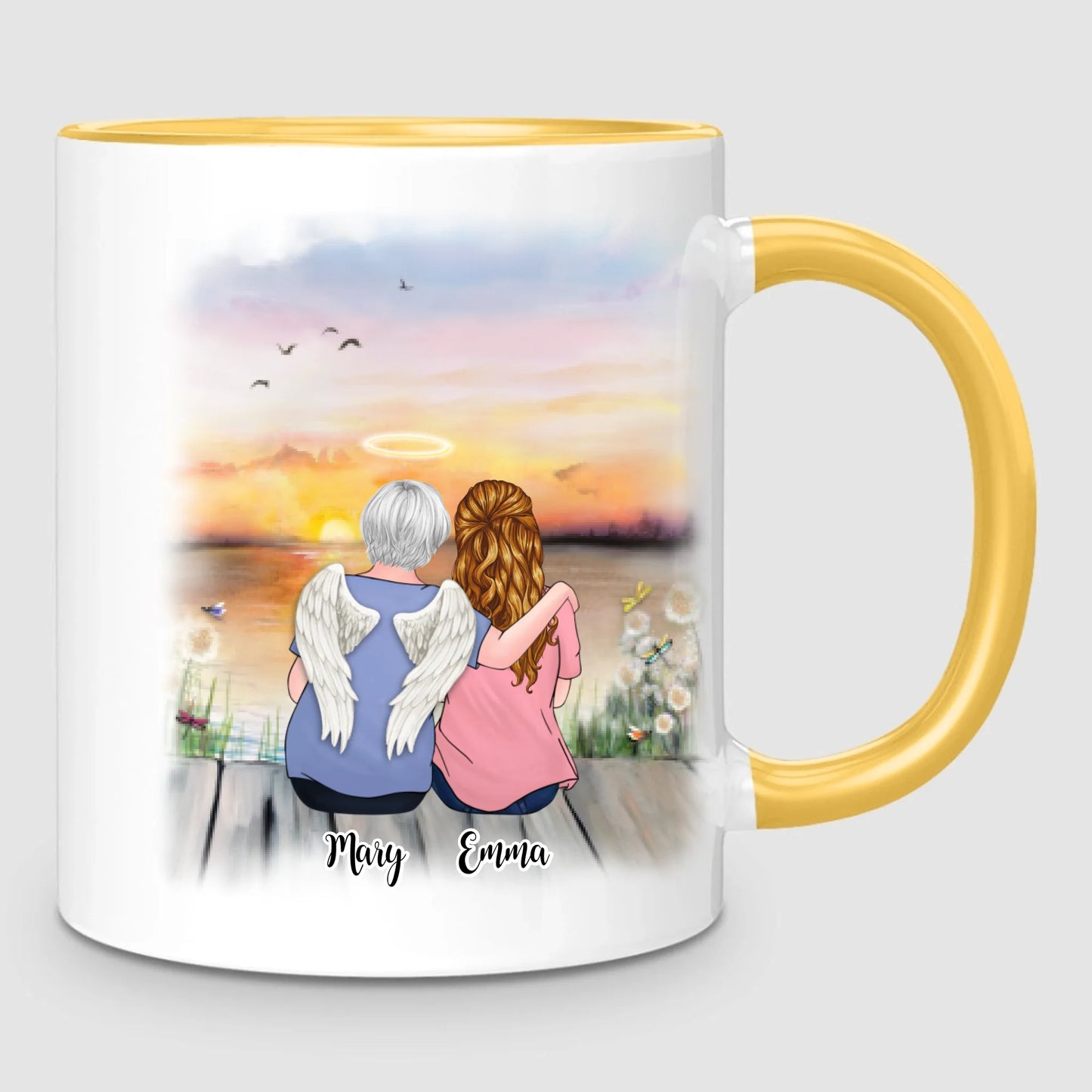 Mom & Daughter - Memorial | Personalized Mug