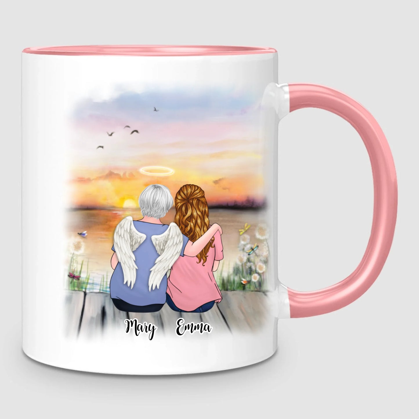 Mom & Daughter - Memorial | Personalized Mug