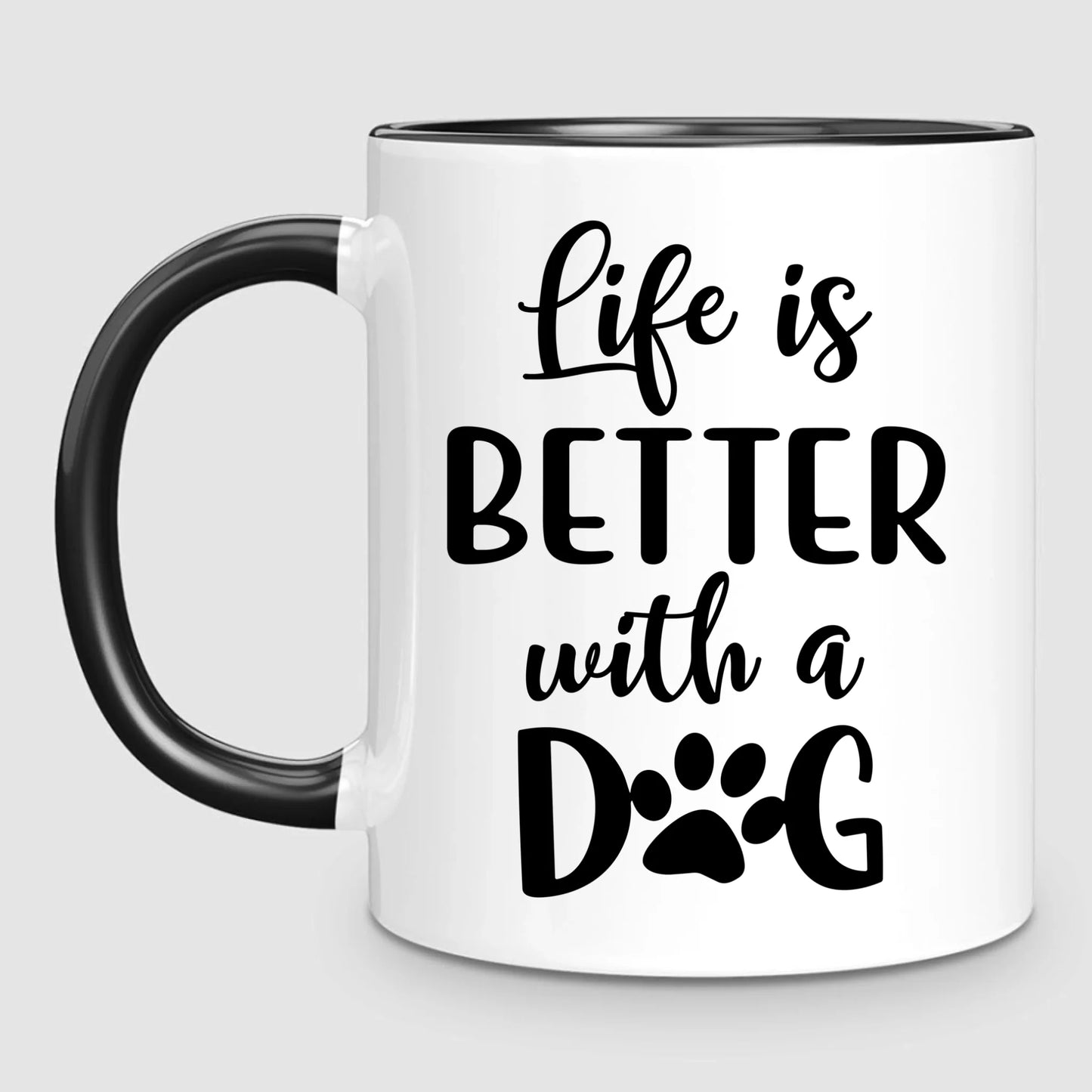 Girl & Up to 4 Dogs | Personalized Mug