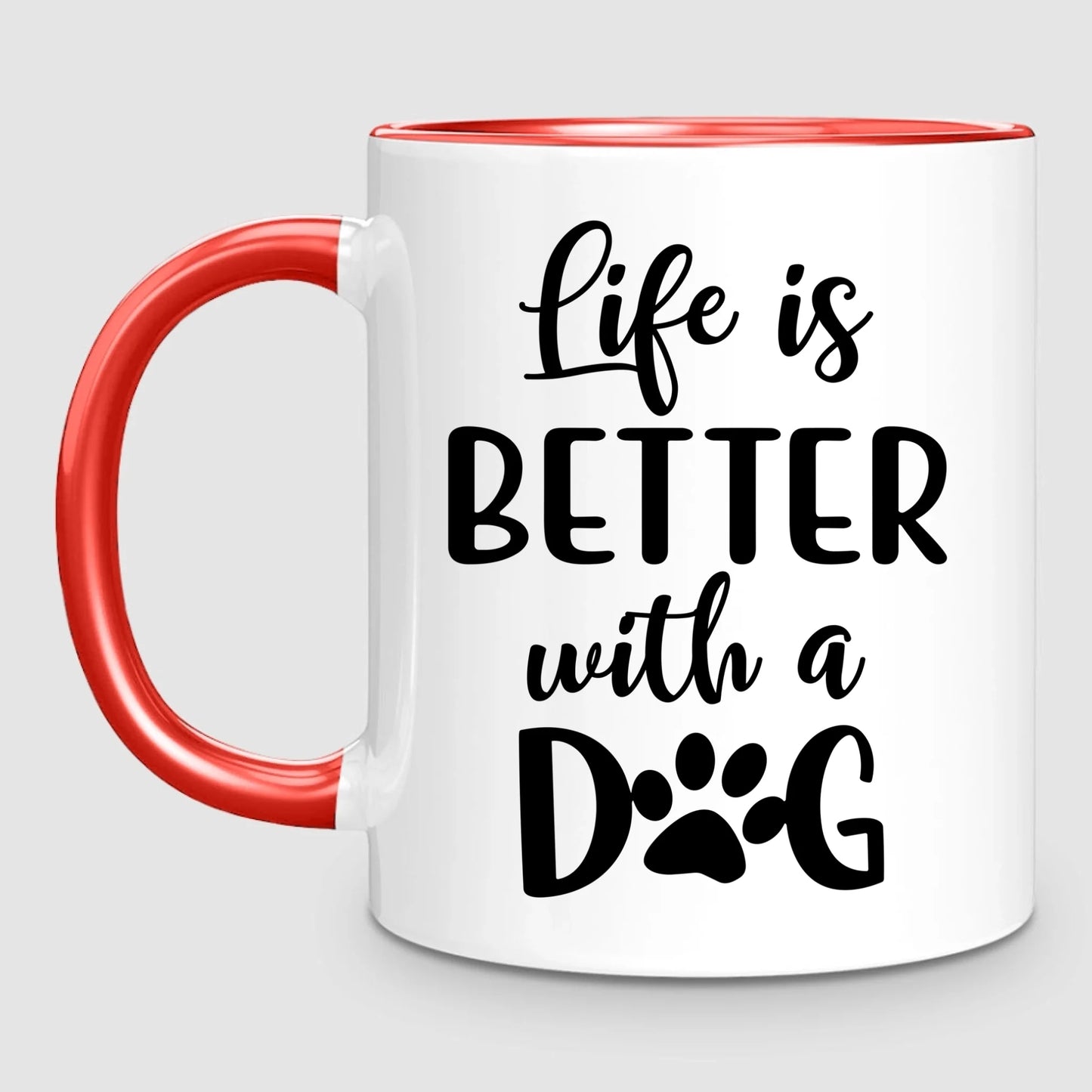 Girl & Up to 4 Dogs | Personalized Mug
