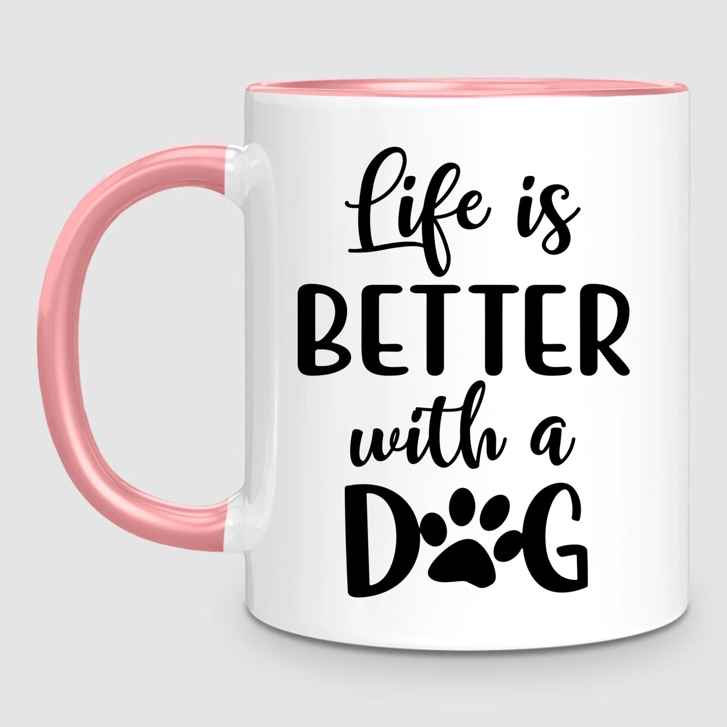Girl & Up to 4 Dogs | Personalized Mug