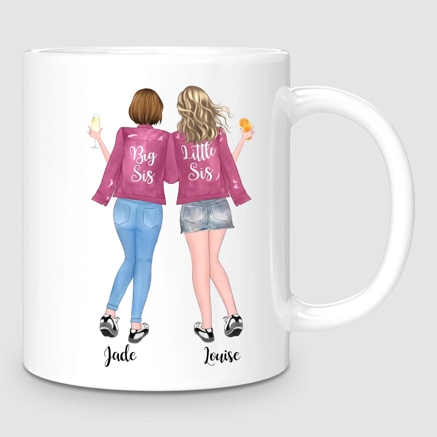 Up to 5 Sisters | Personalized Mug