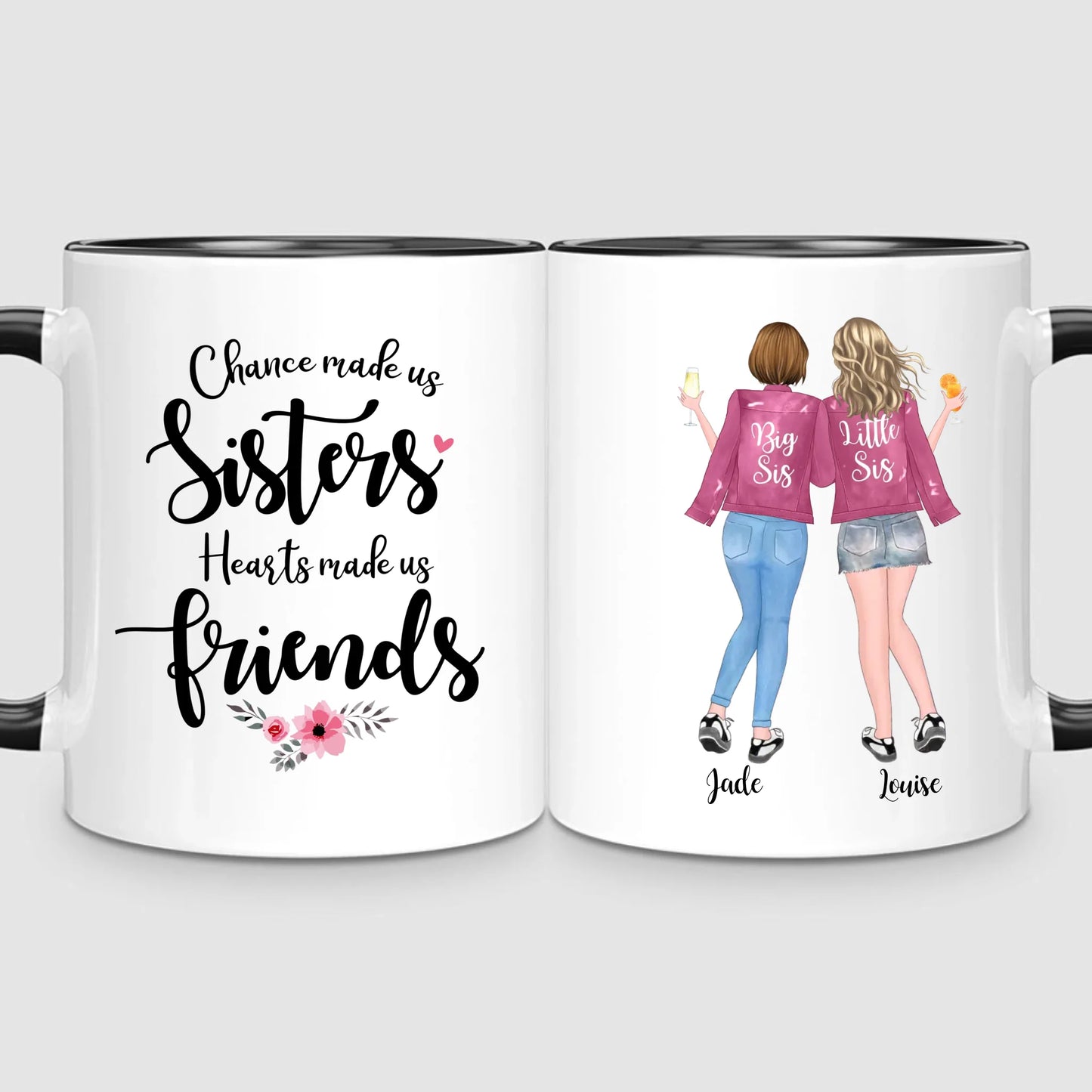 Up to 5 Sisters | Personalized Mug