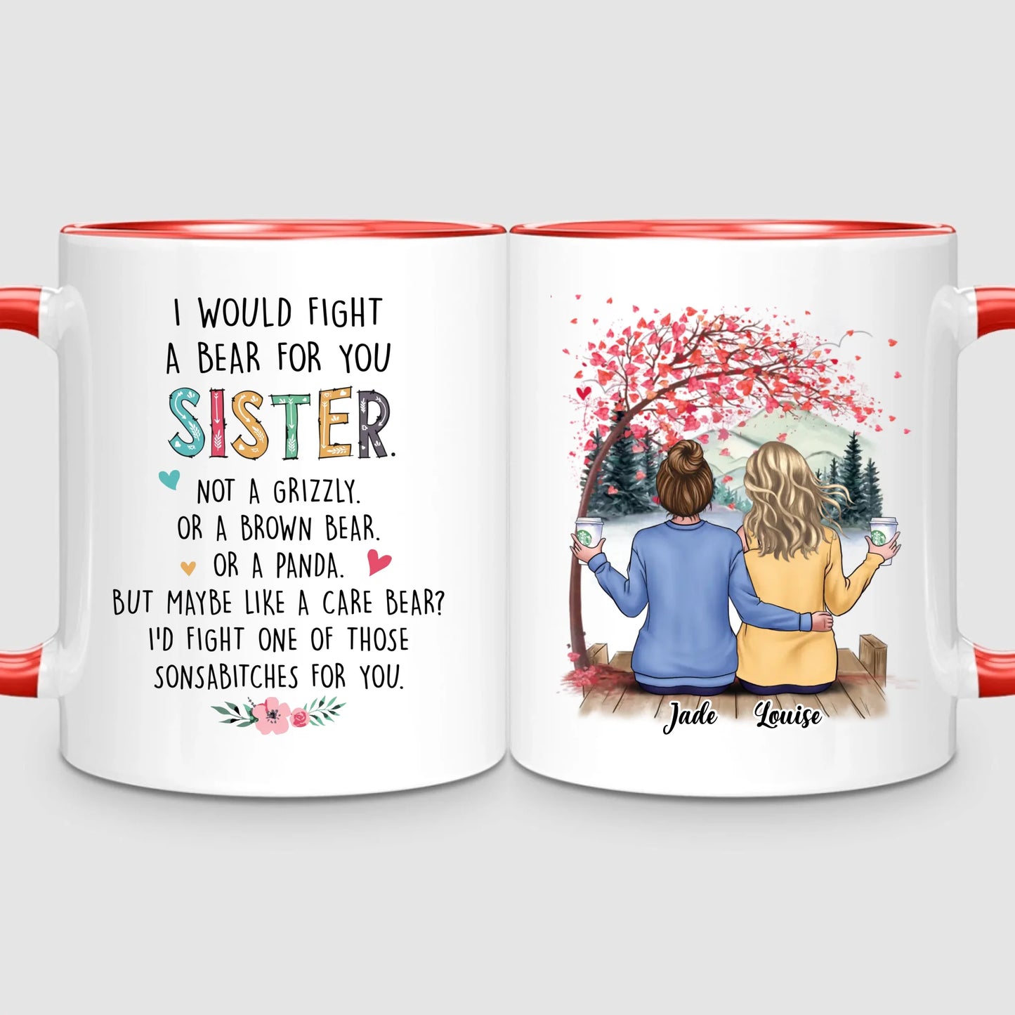 Up to 6 Sisters | Personalized Mug
