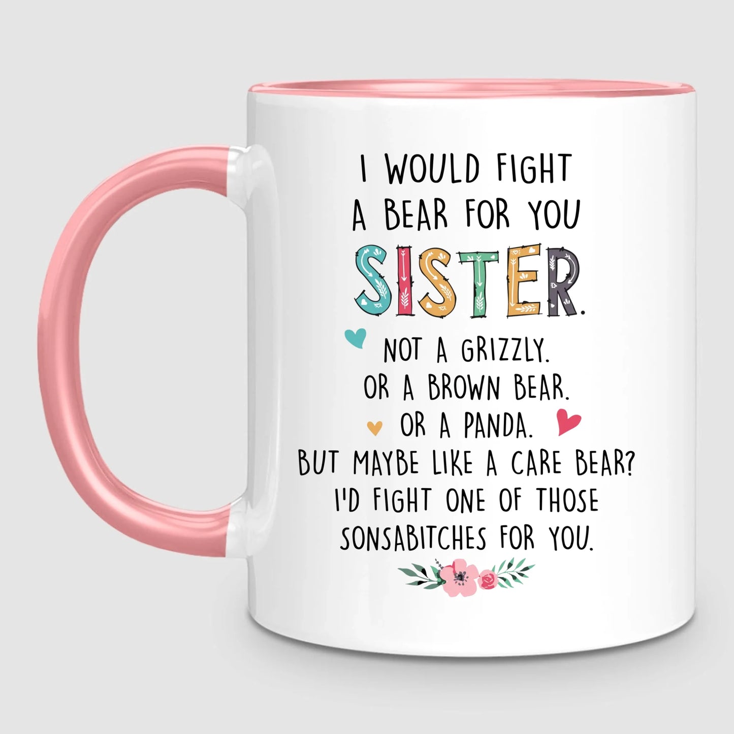 Up to 6 Sisters | Personalized Mug