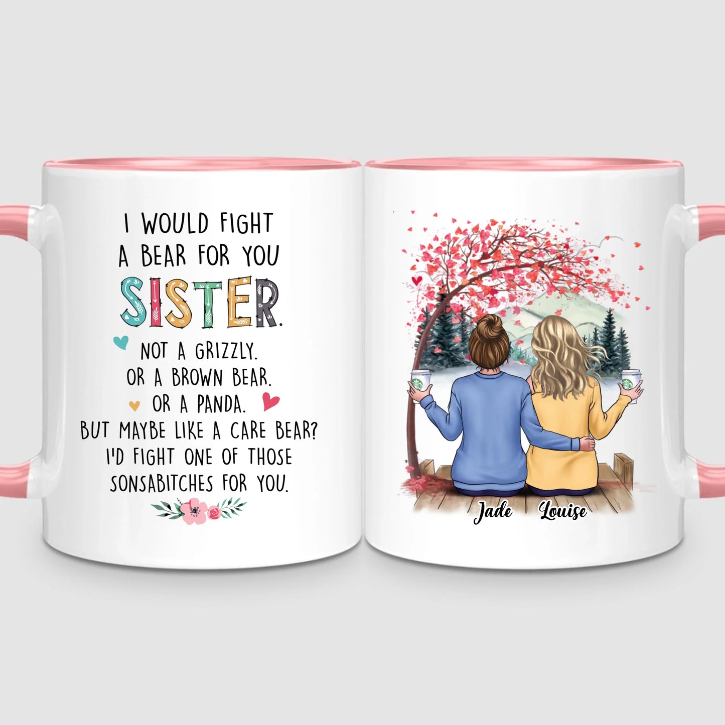 Up to 6 Sisters | Personalized Mug