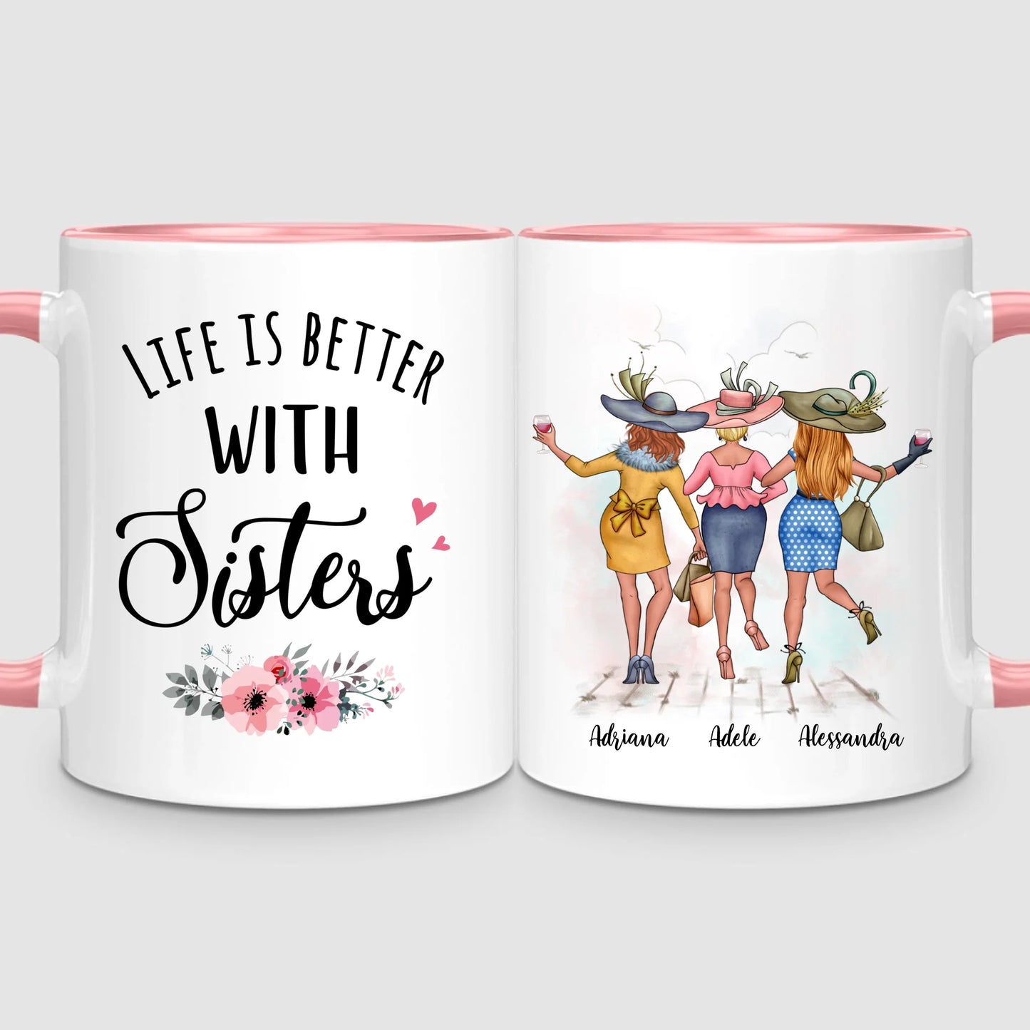 3 Chic Sisters | Personalized Mug