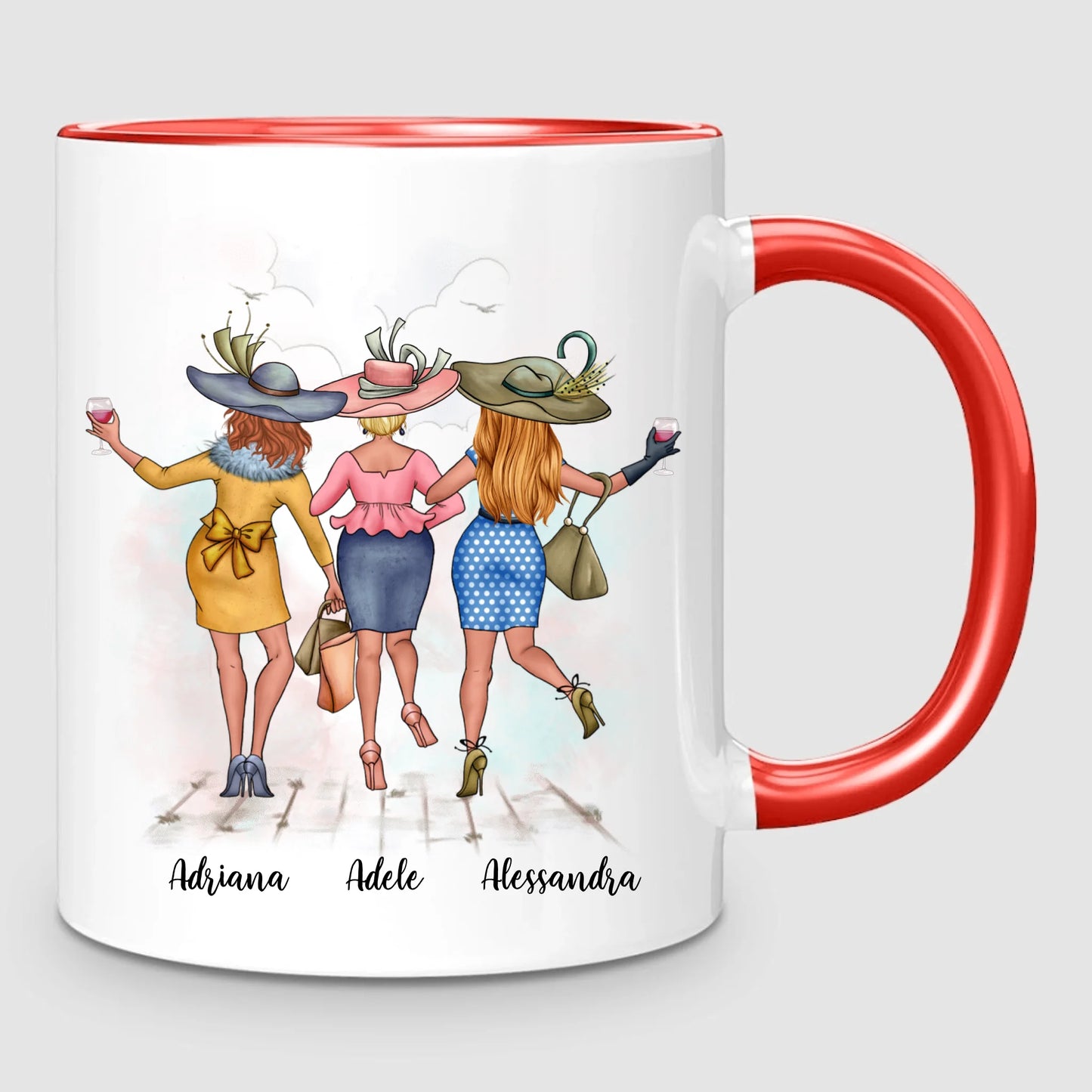 3 Chic Besties | Personalized Mug