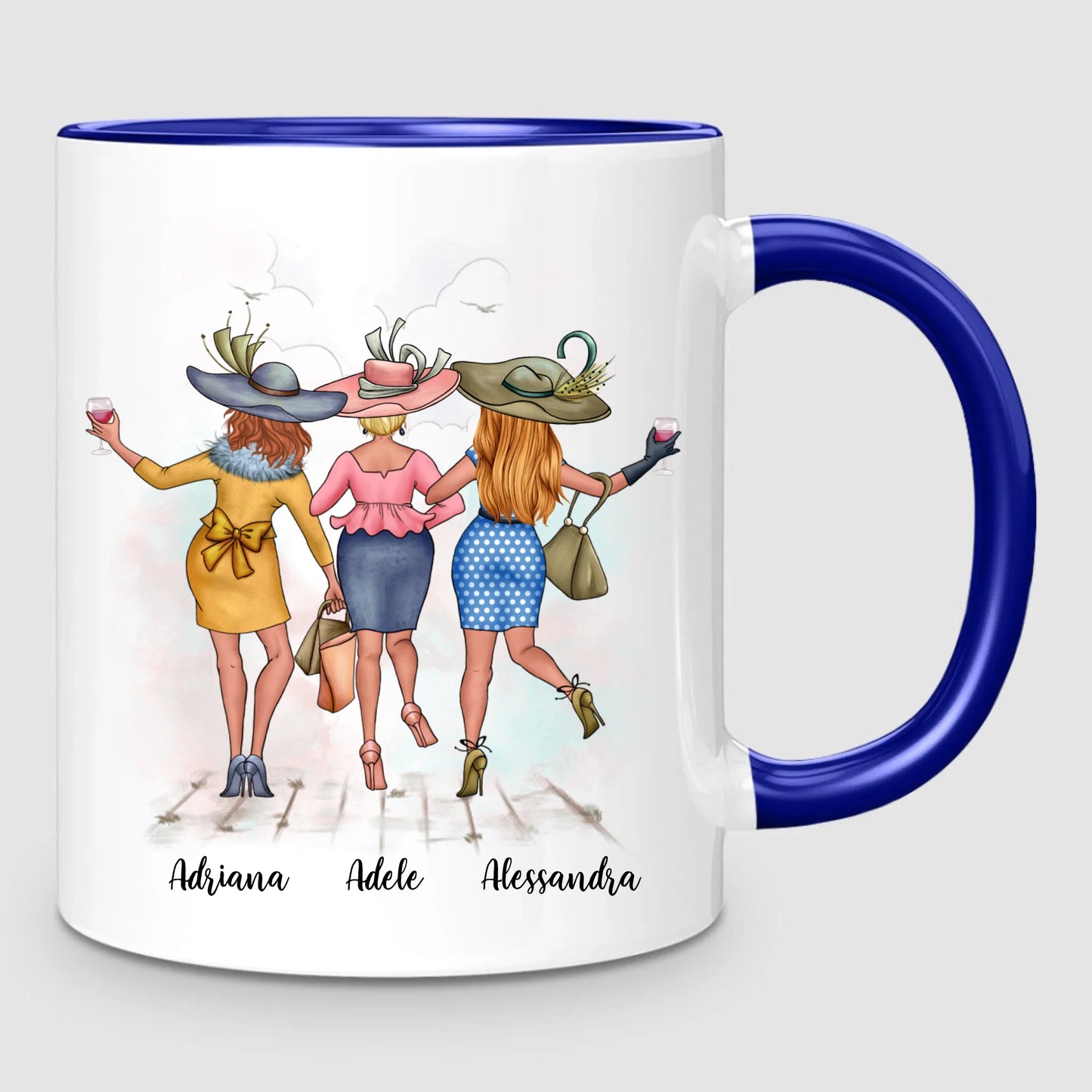 3 Chic Besties | Personalized Mug
