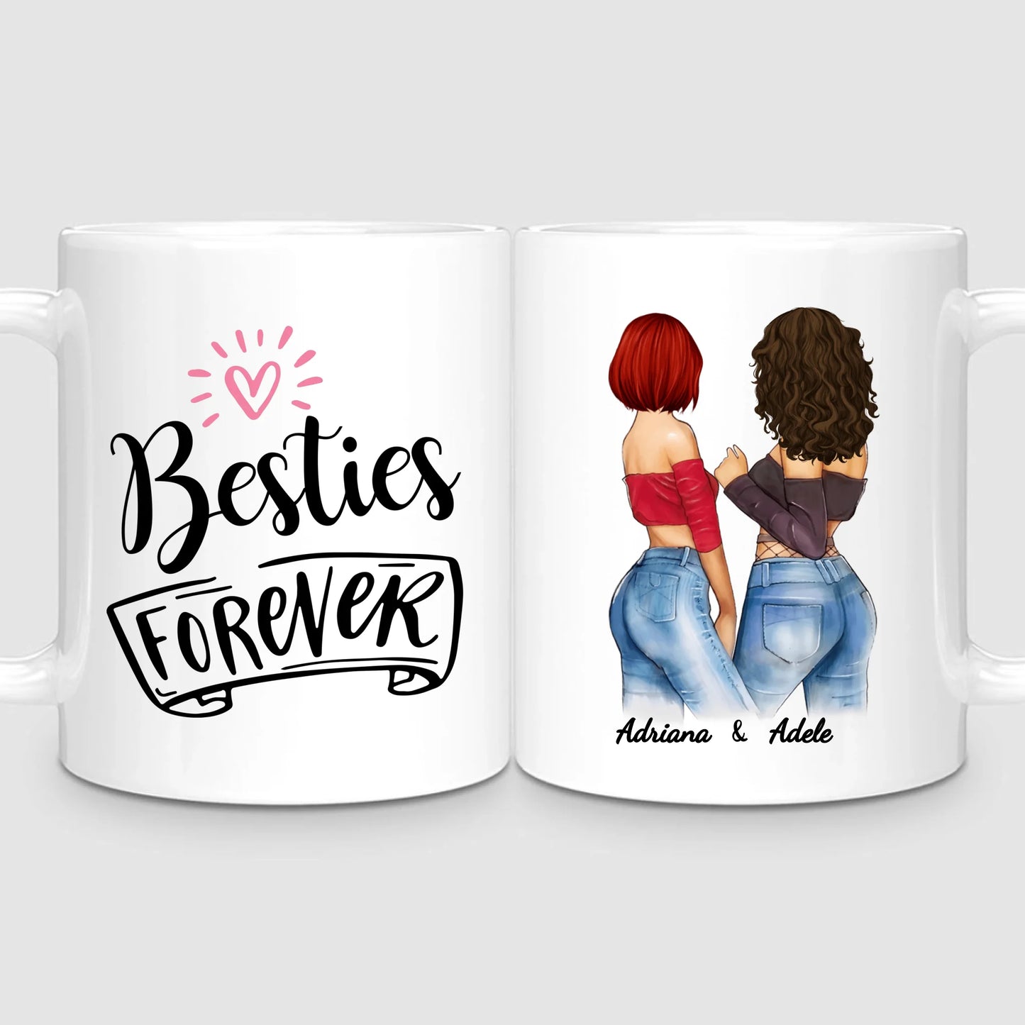 2 Besties Forever | Personalized Mug