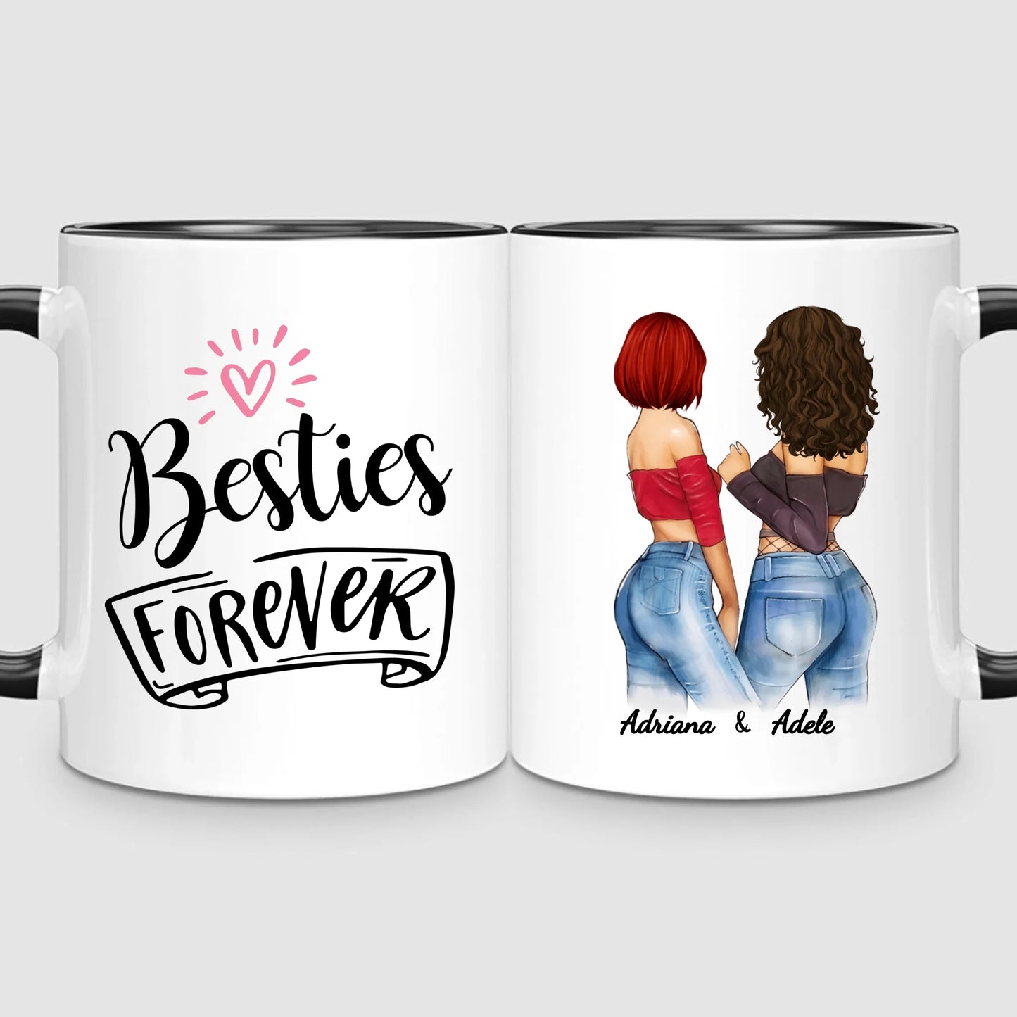 2 Besties Forever | Personalized Mug