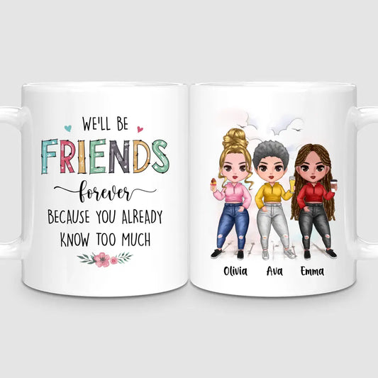 Up to 7 Friends | Personalised Mug