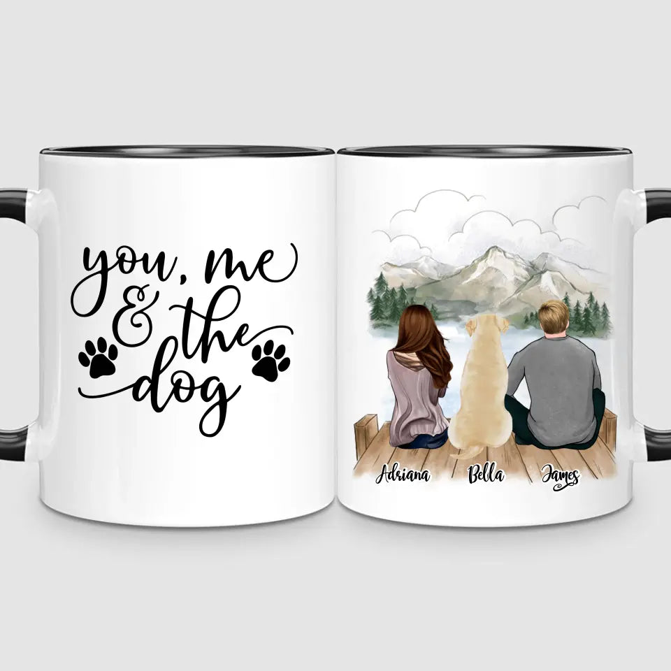 Couple & Dog | Personalised Mug