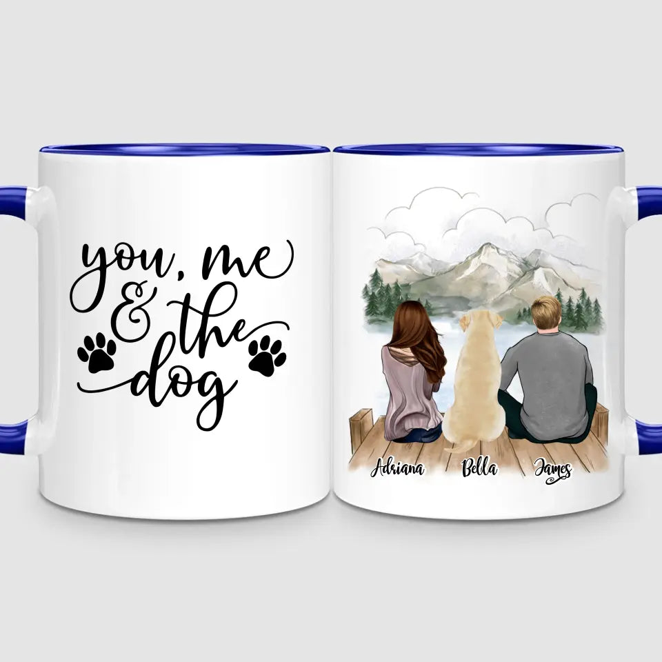 Couple & Dog | Personalised Mug