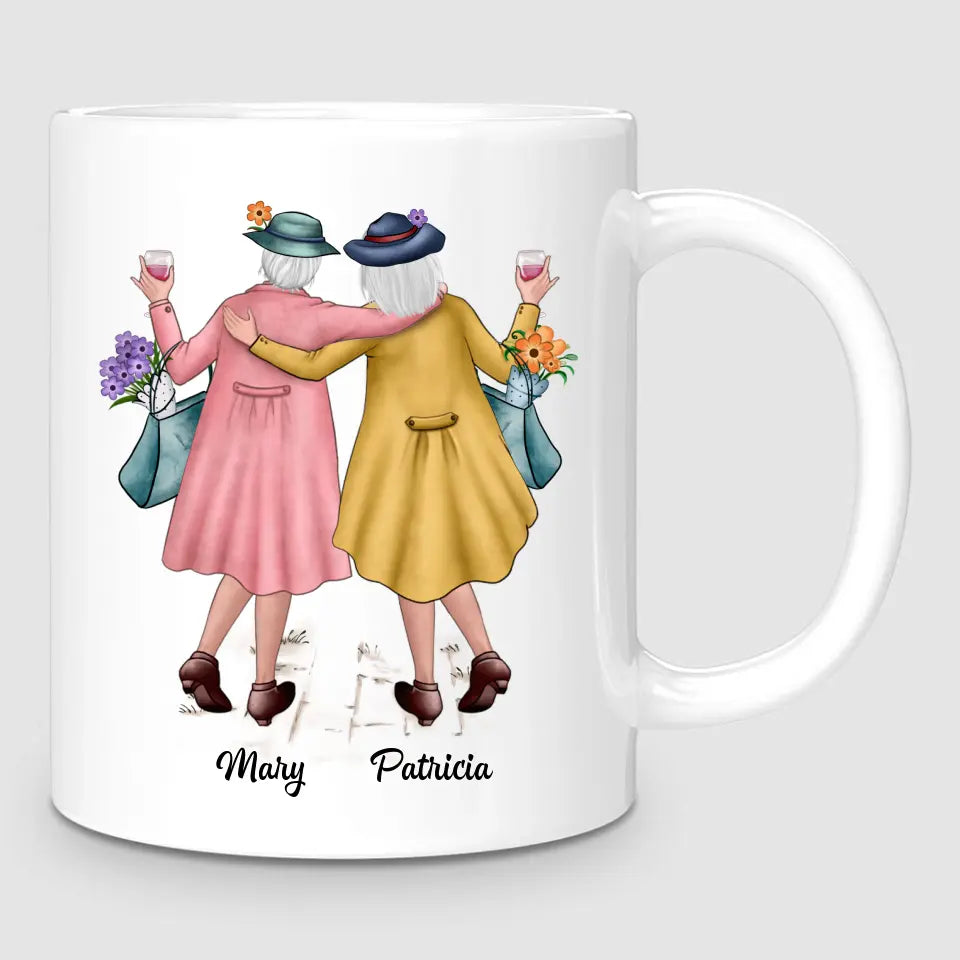 2 Timeless Friends | Personalised Mug