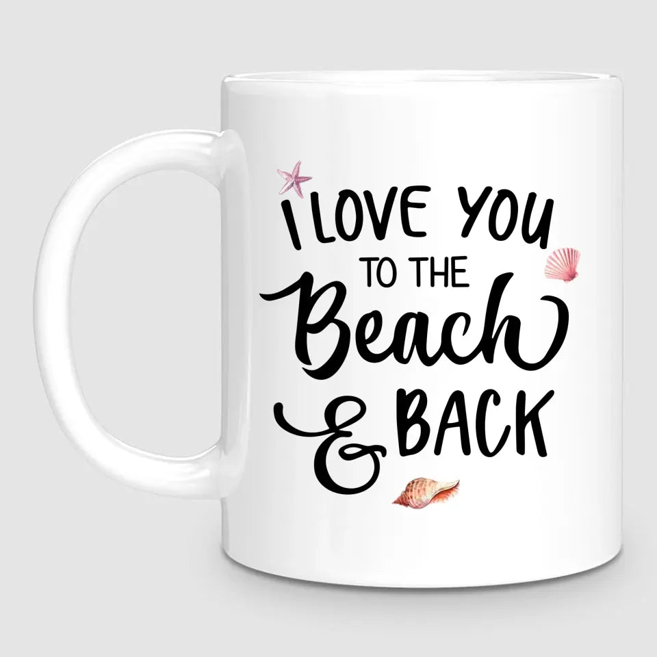 2 Besties at the Beach | Personalised Mug