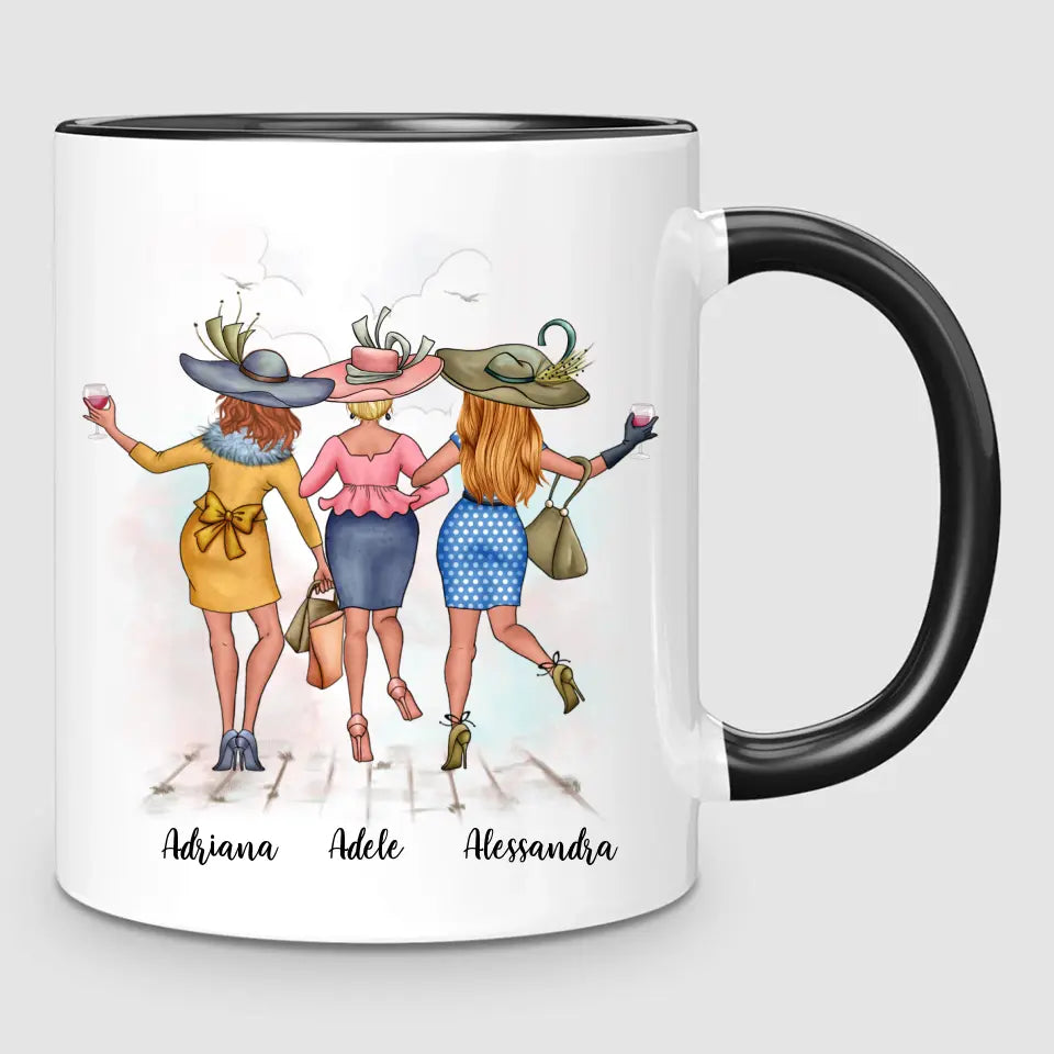 3 Chic Besties | Personalised Mug