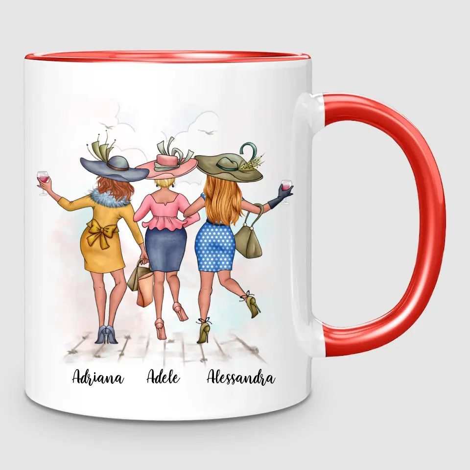 3 Chic Besties | Personalised Mug