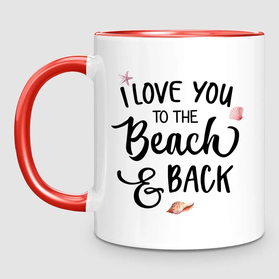 2 Besties at the Beach | Personalised Mug