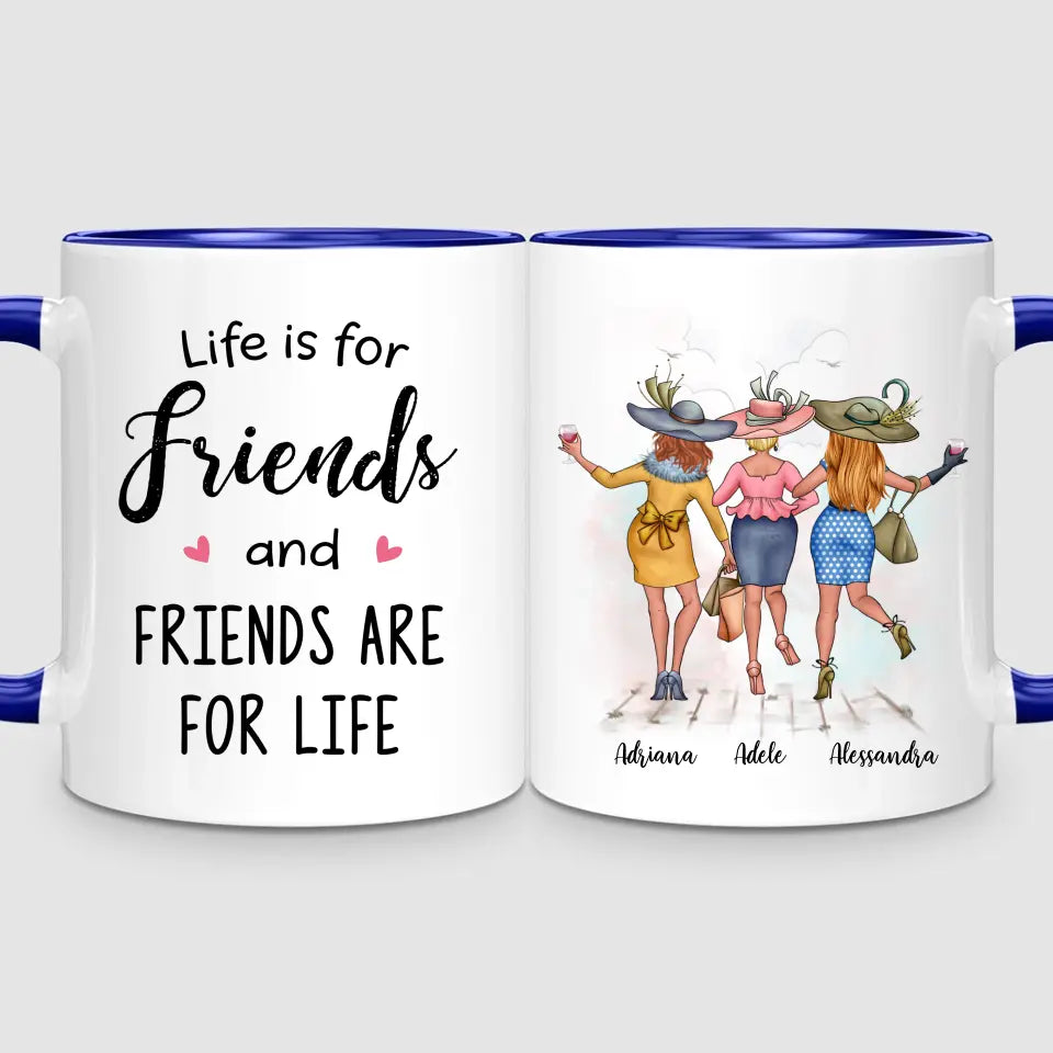 3 Chic Besties | Personalised Mug