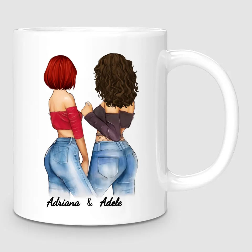 2 Awesome Sisters | Personalised Mug