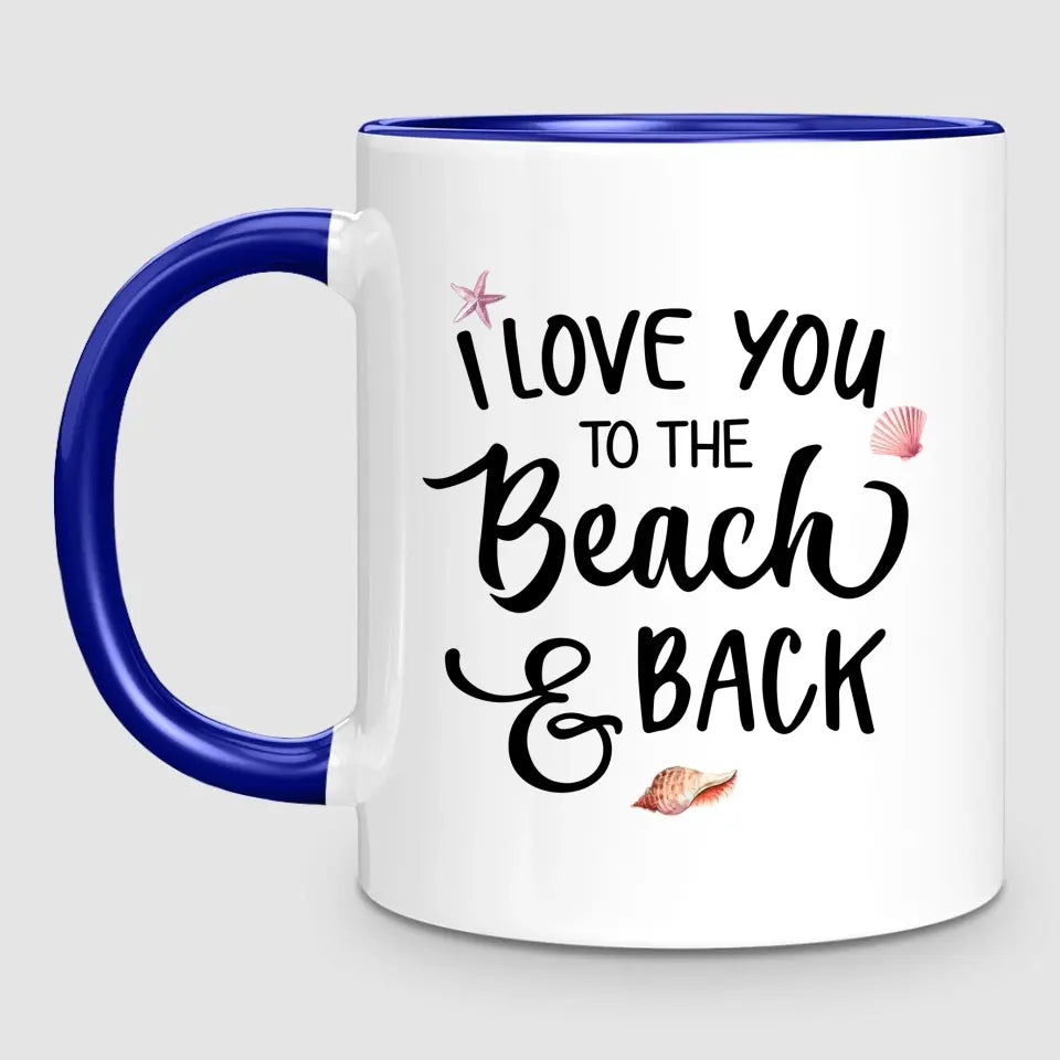 2 Besties at the Beach | Personalised Mug