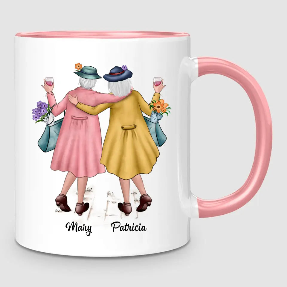 2 Timeless Friends | Personalised Mug