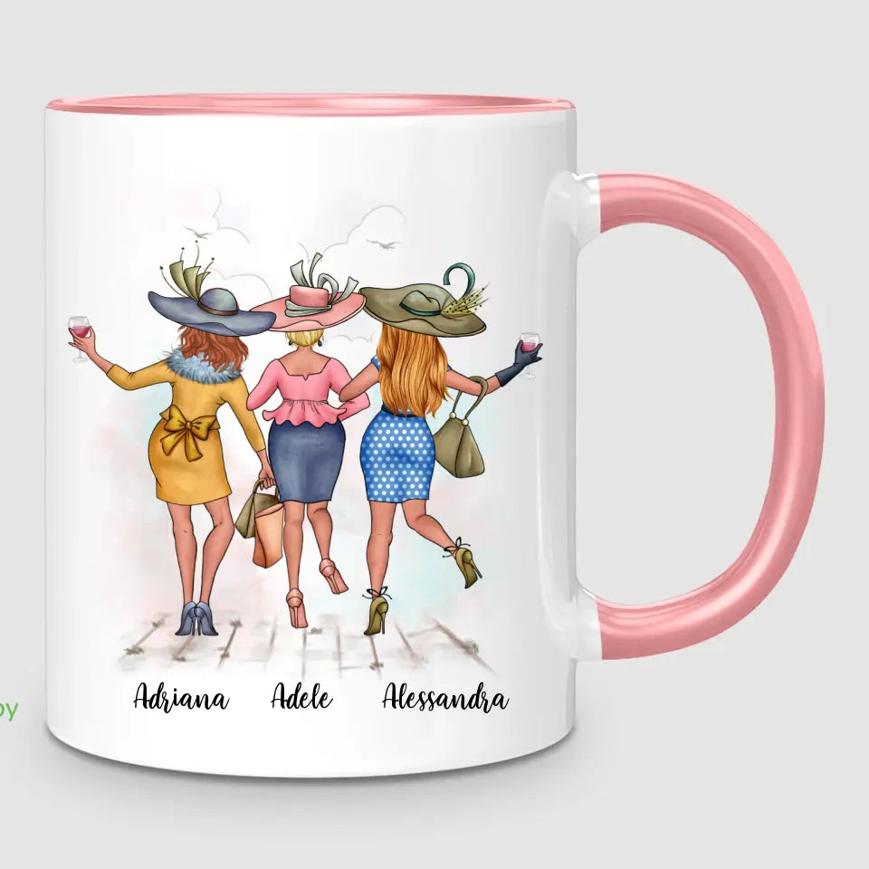 3 Chic Besties | Personalised Mug