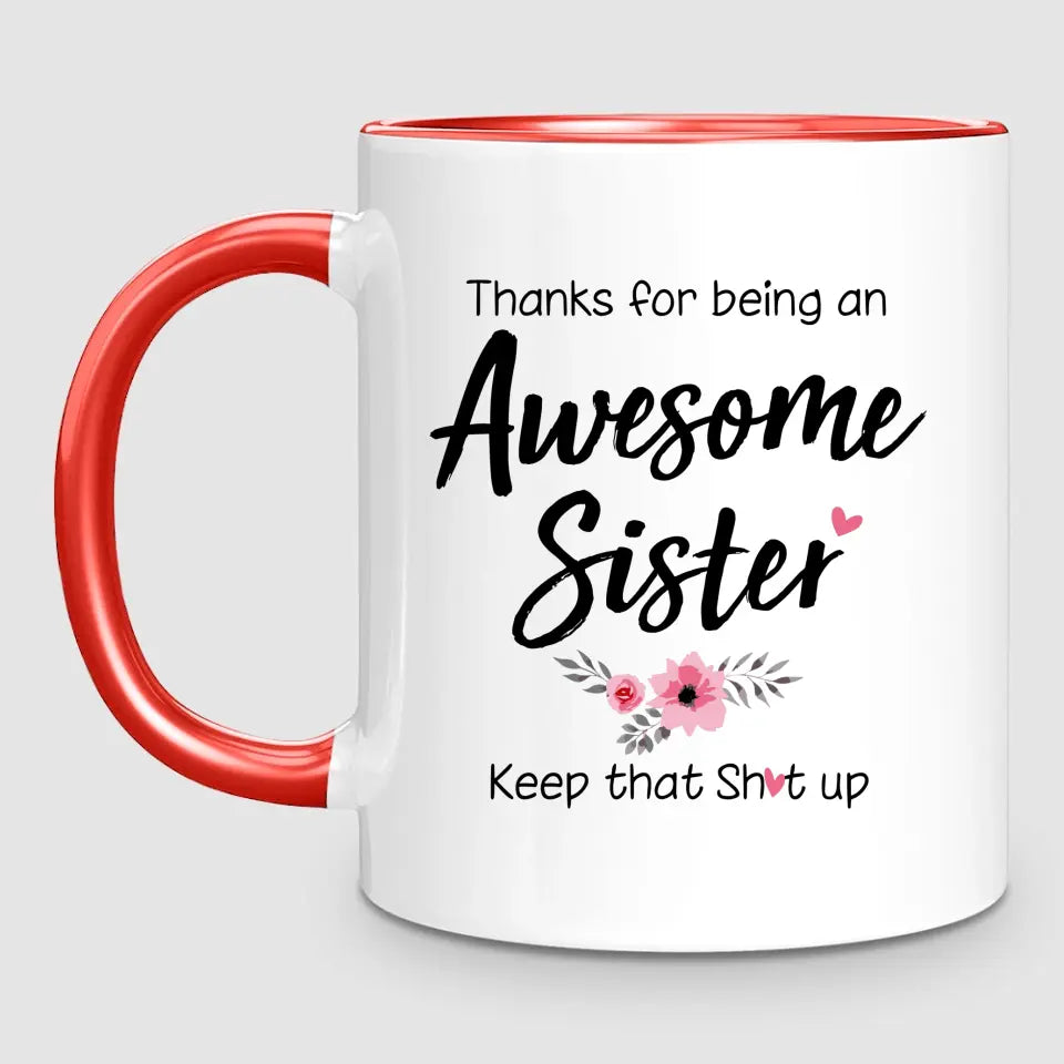 2 Awesome Sisters | Personalised Mug