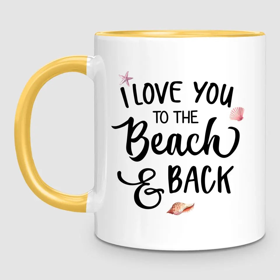 2 Besties at the Beach | Personalised Mug