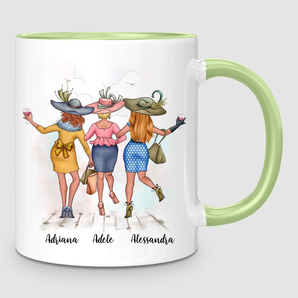 3 Chic Besties | Personalised Mug