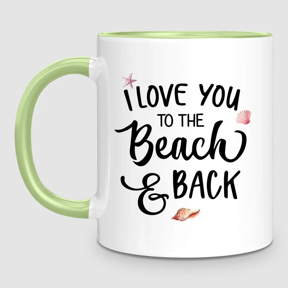 2 Besties at the Beach | Personalised Mug