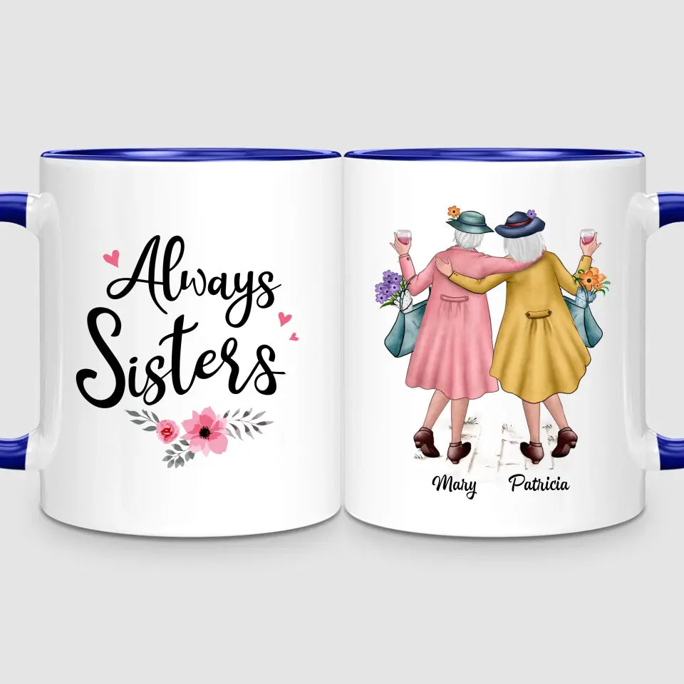 2 Timeless Sisters | Personalised Mug