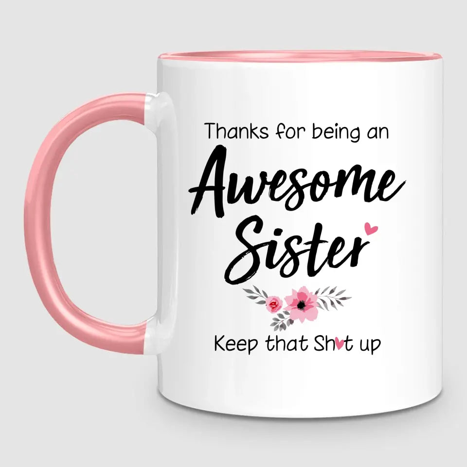 2 Awesome Sisters | Personalised Mug