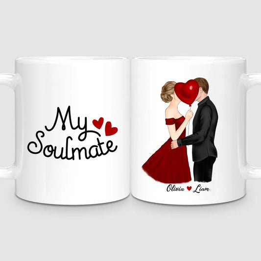 Kissing Couple | Personalised Mug