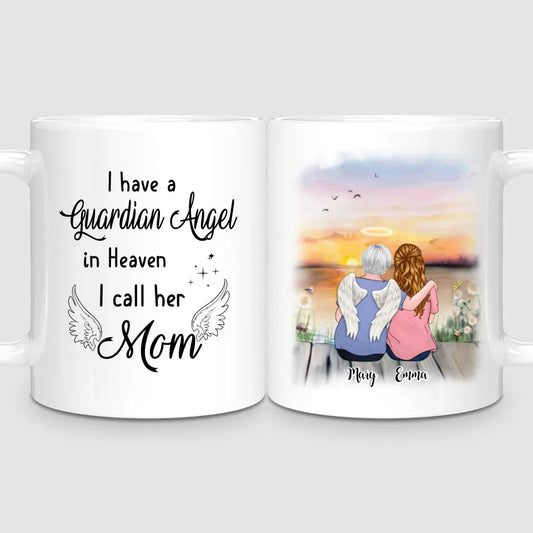 Mum & Daughter - Memorial | Personalised Mug