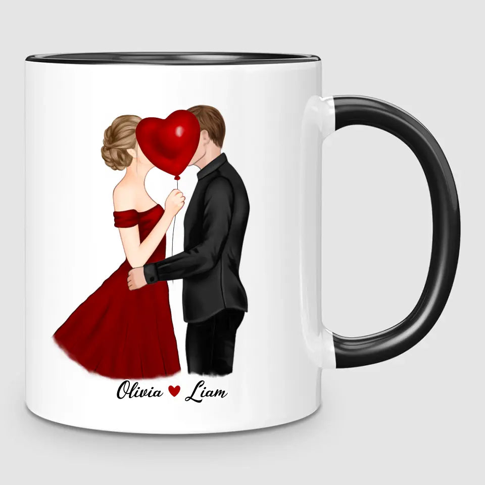 Kissing Couple | Personalised Mug