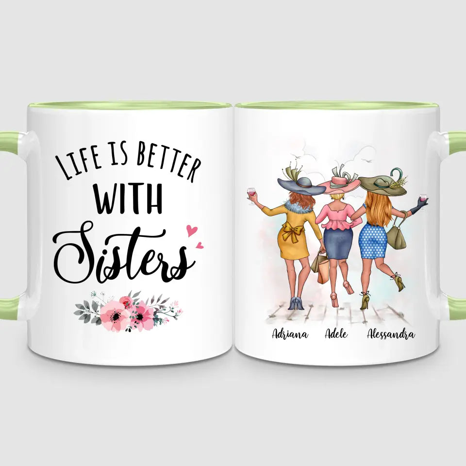 3 Chic Sisters | Personalised Mug