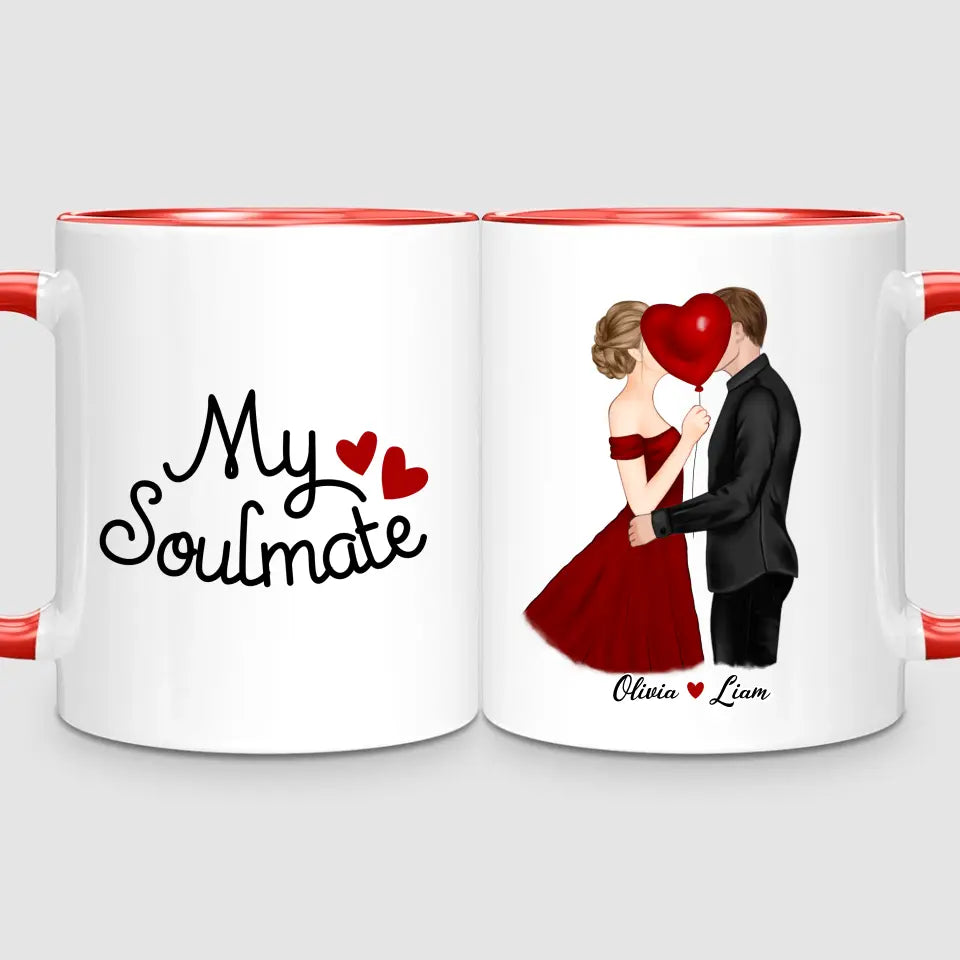 Kissing Couple | Personalised Mug