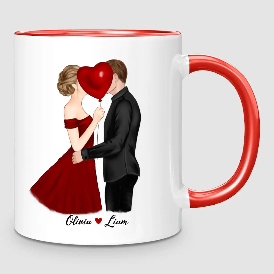 Kissing Couple | Personalised Mug