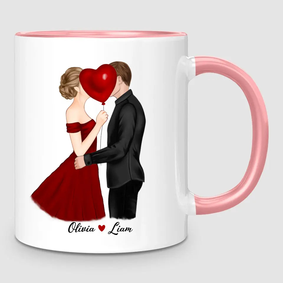 Kissing Couple | Personalised Mug